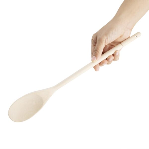 Vogue Wooden Spoon - 356mm 14" - Image 2
