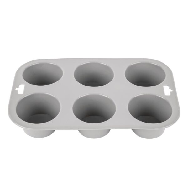 Vogue Silicone High Heat Flexible Muffin Tray (6 Cup) - Image 3