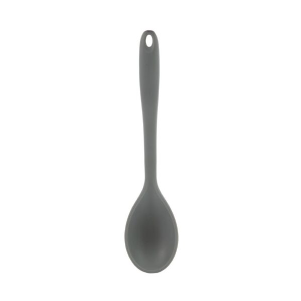 Vogue Silicone High Heat Cooking Spoon Grey - 275mm 10 3/4" - Image 2