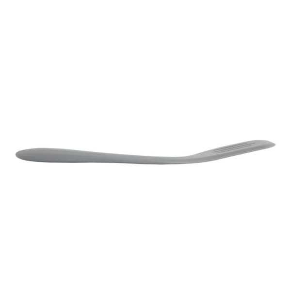 Vogue Silicone High Heat Flexible Slotted Turner Grey - 295mm 12" - Image 3