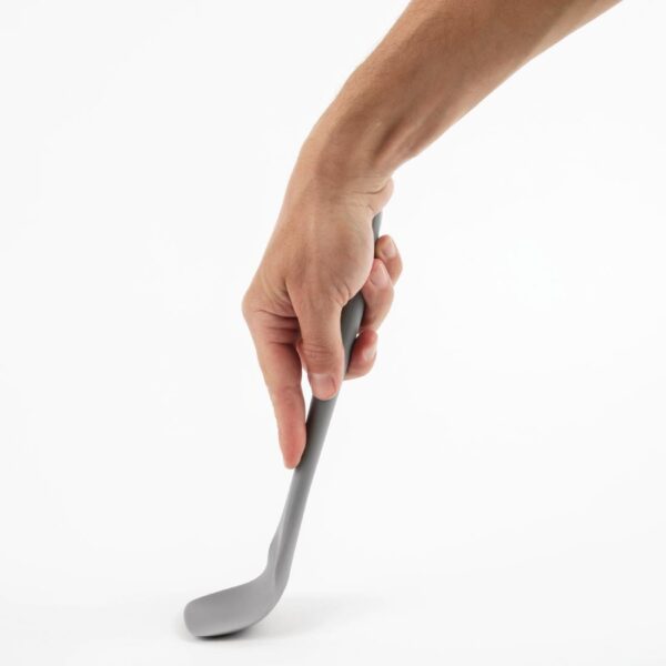 Vogue Silicone High Heat Spoonula Grey - 280mm - Image 5