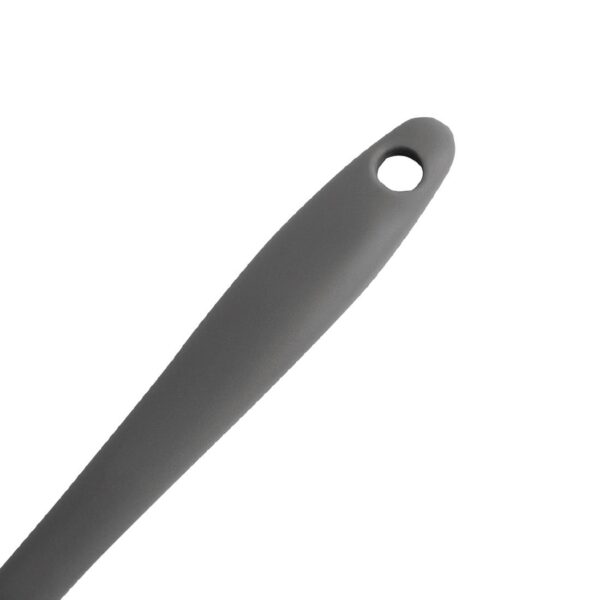 Vogue Silicone High Heat Mini Spoonula Grey - 200mm 8" - Image 2