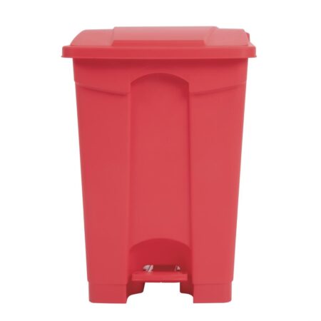 Jantex Kitchen Pedal Bin Red - 45Ltr