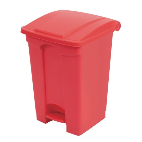 Jantex Kitchen Pedal Bin Red - 45Ltr - Image 2