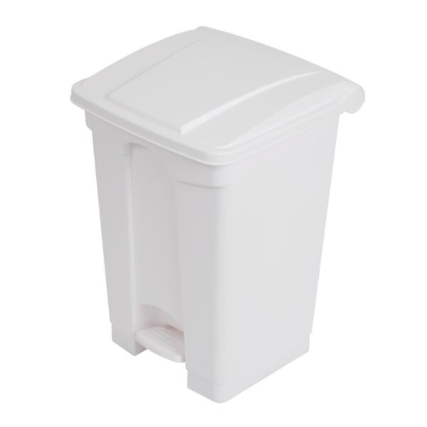 Jantex Kitchen Pedal Bin White - 45Ltr - Image 2