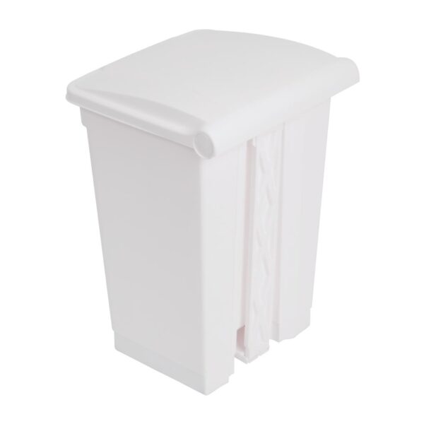 Jantex Kitchen Pedal Bin White - 45Ltr - Image 3