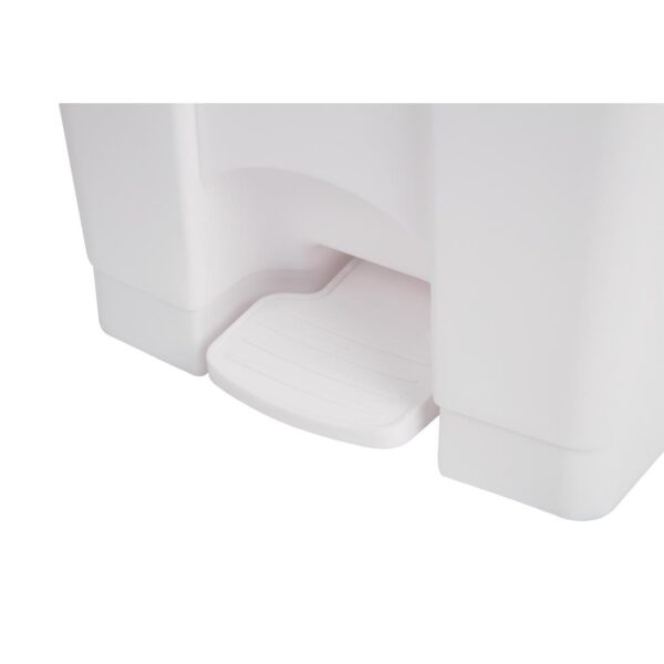 Jantex Kitchen Pedal Bin White - 45Ltr - Image 4