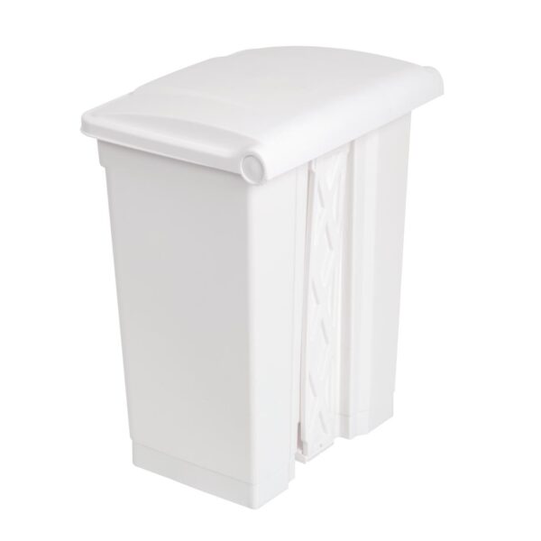 Jantex Kitchen Pedal Bin White - 65Ltr - Image 3