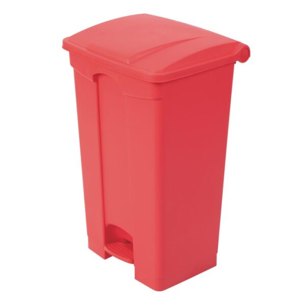Jantex Kitchen Pedal Bin Red - 87Ltr - Image 2