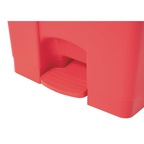 Jantex Kitchen Pedal Bin Red - 87Ltr - Image 4