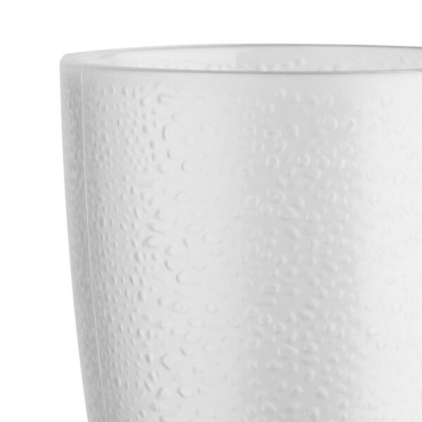 Olympia Kristallon Polycarbonate Pebbled Tumbler - 275ml 9.75oz Clear (Box 6) - Image 2