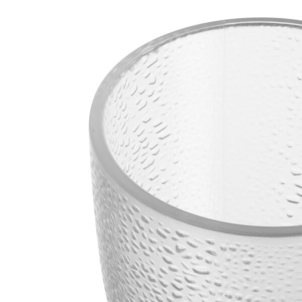 Olympia Kristallon Polycarbonate Pebbled Tumbler - 275ml 9.75oz Clear (Box 6) - Image 3