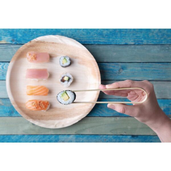 Fiesta Compostable Bamboo Tong - 160mm (Pack 50) - Image 2