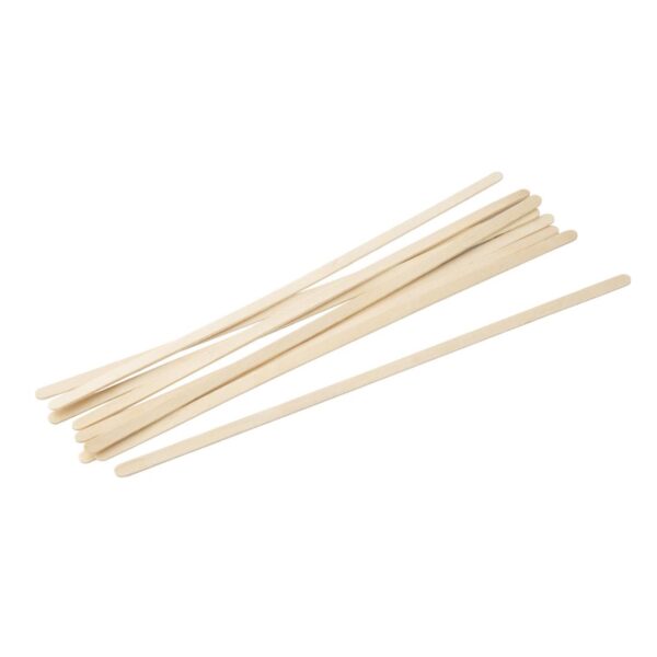 Fiesta Compostable Birch Wooden Coffee Stirrer - 190mm (Pack 1000) - Image 4