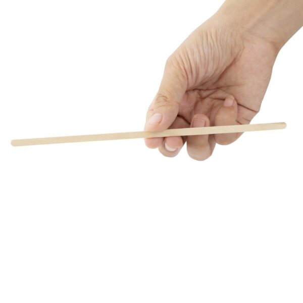 Fiesta Compostable Birch Wooden Coffee Stirrer - 190mm (Pack 1000) - Image 5