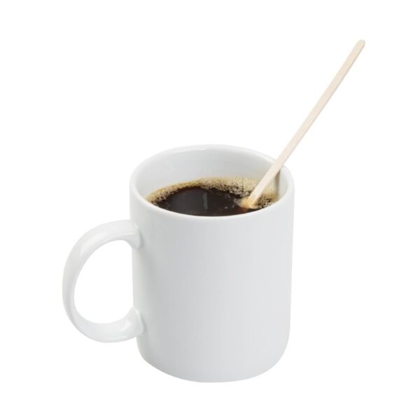 Fiesta Compostable Birch Wooden Coffee Stirrer - 190mm (Pack 1000) - Image 6