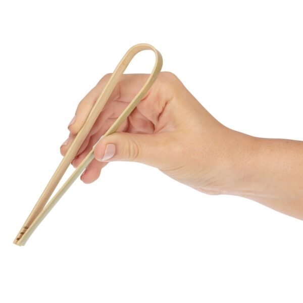 Fiesta Compostable Bamboo Tong - 160mm (Pack 50) - Image 5