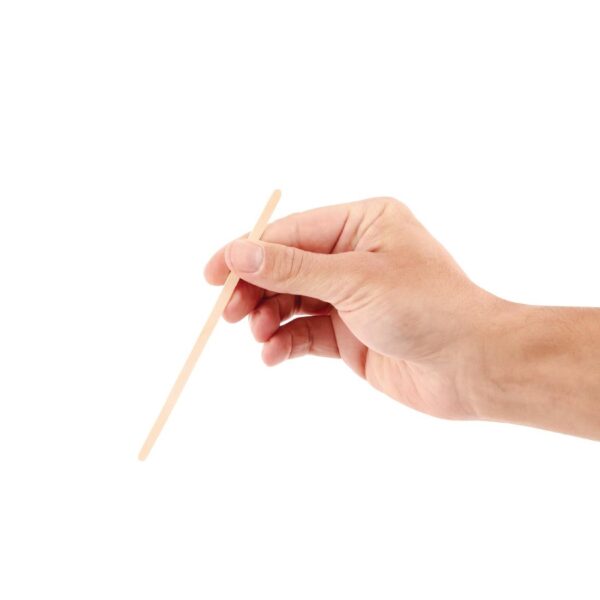 Fiesta Compostable Birch Wooden Coffee Stirrer - 140mm (Pack 1000) - Image 6