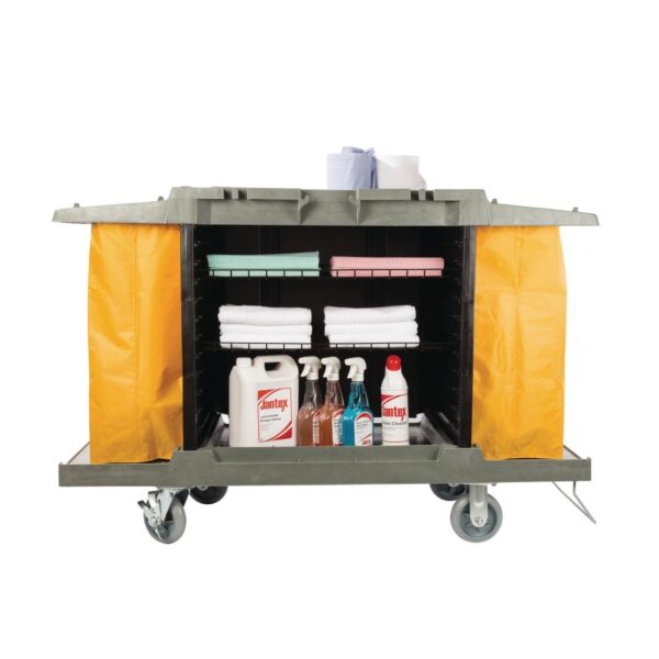 Jantex Housekeeping Trolley (Standard) - 1460x540x990mm - Image 2