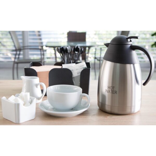 Olympia Vacuum Jug St/St Domed Lid - 1.5Ltr 'HOT WATER' - Image 3