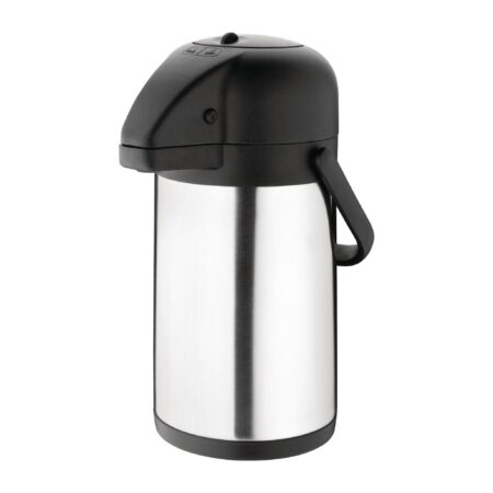 Olympia Pump Action Airpot St/St Double Wall - 1.9Ltr