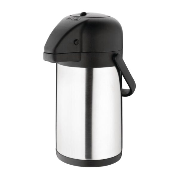 Olympia Pump Action Airpot St/St Double Wall - 1.9Ltr