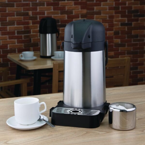 Olympia Pump Action Airpot St/St Double Wall - 1.9Ltr - Image 3