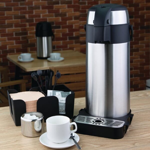 Pump Action Airpot St/St Double Wall - 5.0Ltr - Image 4