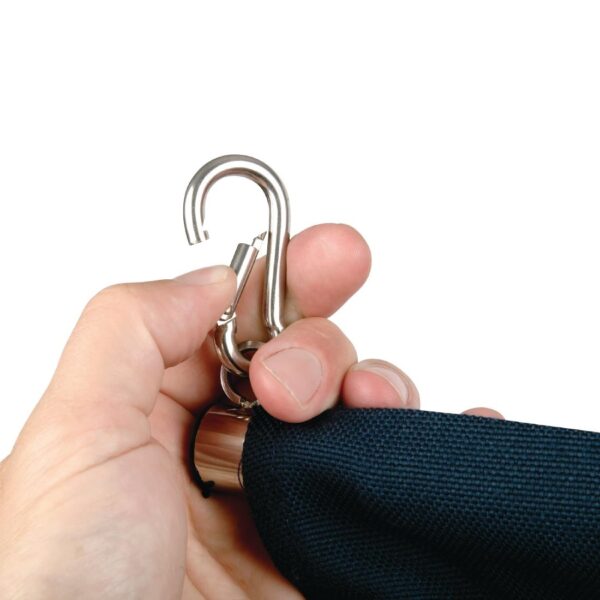 Bolero Black Banner with St/St Fixings - Image 5