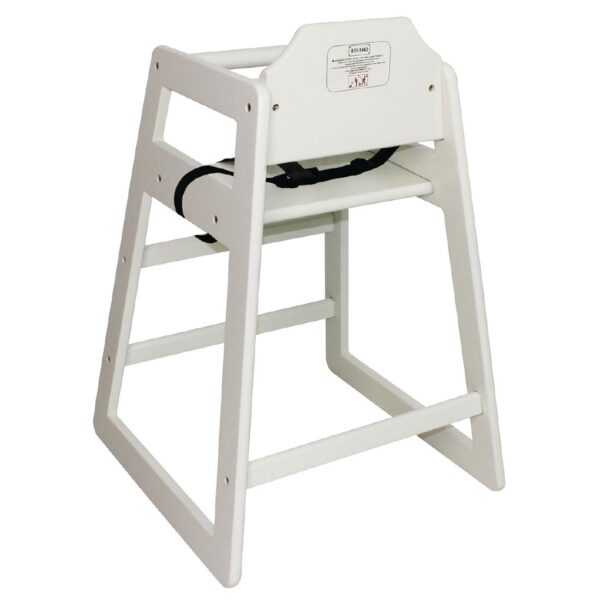 Bolero Wooden Highchair (Antique White) - Image 2