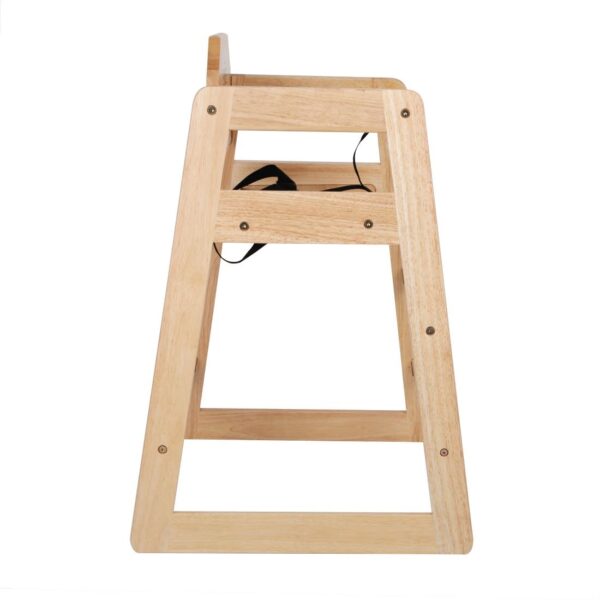 Bolero Wooden Highchair Natural Finish - Image 6
