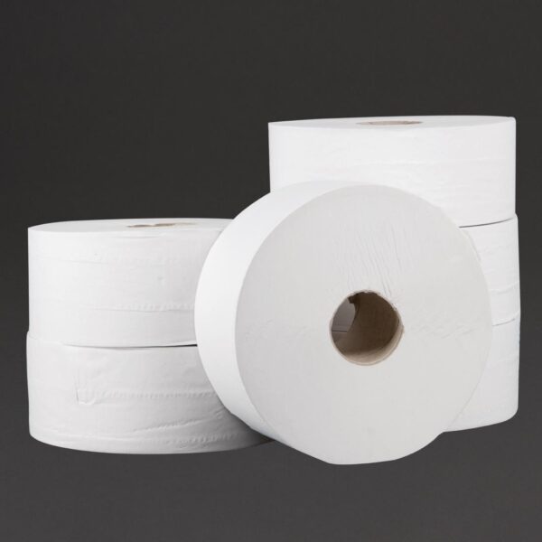 Jantex Jumbo Roll Refill 2ply 300m (Pack 6) - Image 2