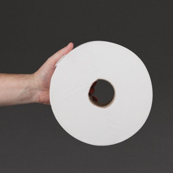 Jantex Jumbo Roll Refill 2ply 300m (Pack 6) - Image 3