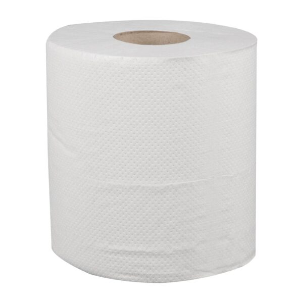 Jantex Centre Feed Roll White 2ply 480 sheets (Pack 6) - Image 2