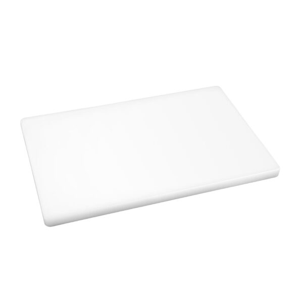Hygiplas Extra Thick Low Density Chopping Board White - 450x300x20mm - Image 2