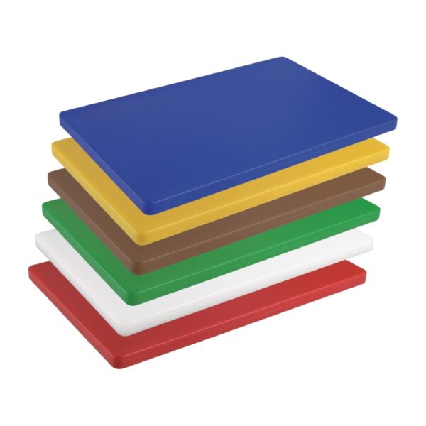 Hygiplas Extra Thick Low Density Chopping Board Yellow - 600x450x20mm - Image 2
