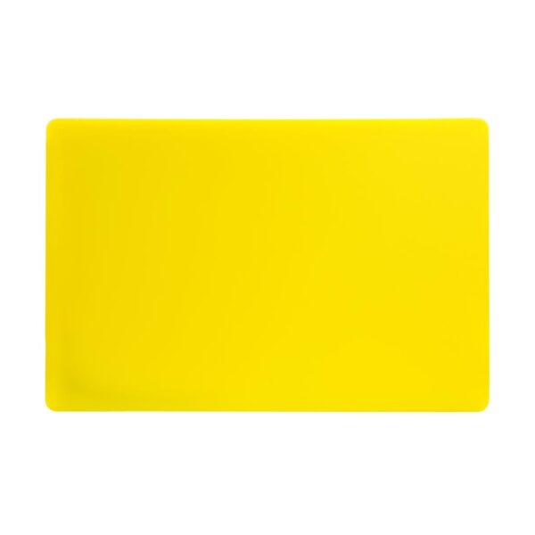 Hygiplas Extra Thick Low Density Chopping Board Yellow - 450x300x20mm - Image 6