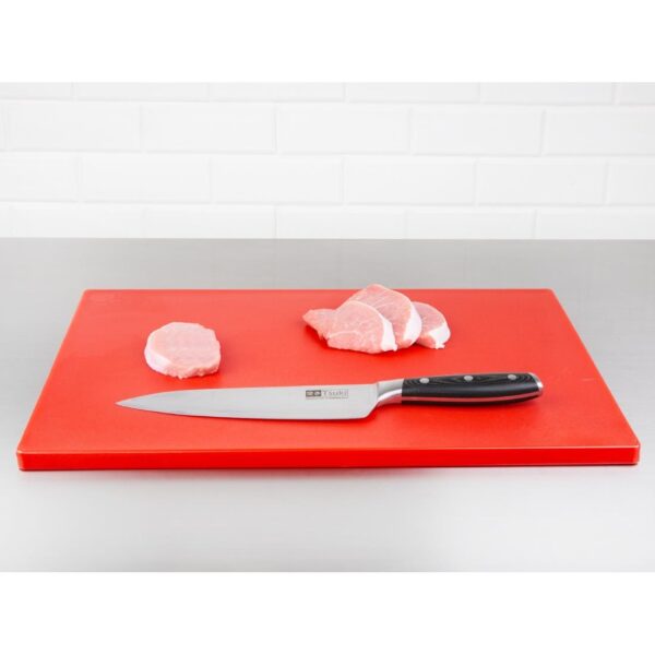 Hygiplas Extra Thick Low Density Chopping Board Red - 600x450x20mm - Image 4