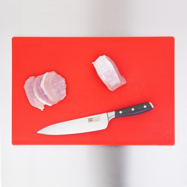 Hygiplas Extra Thick Low Density Chopping Board Red - 600x450x20mm - Image 6