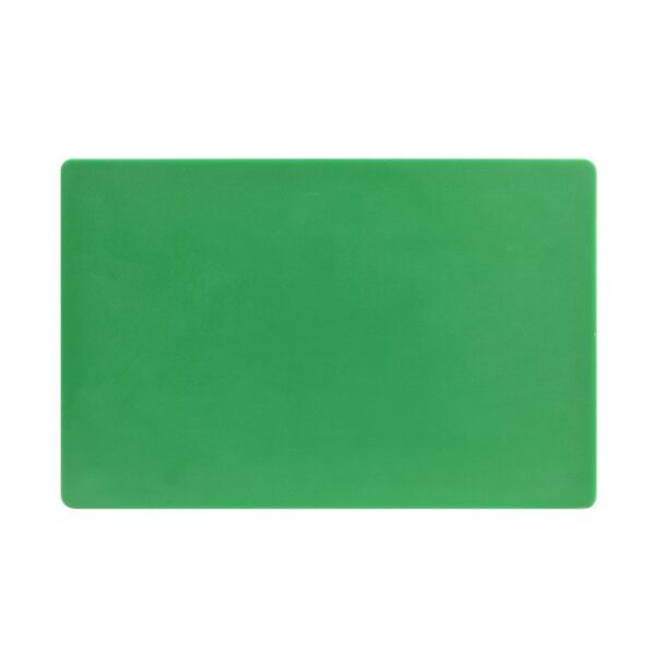 Hygiplas Extra Thick Low Density Chopping Board Green - 450x300x20mm - Image 3