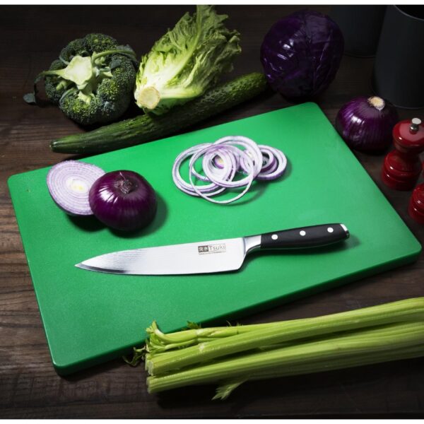 Hygiplas Extra Thick Low Density Chopping Board Green - 450x300x20mm - Image 5