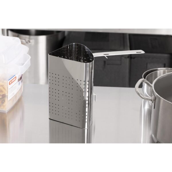 Vogue Pasta Basket - 330x200x230mm 13x7 3/4x9" - Image 8