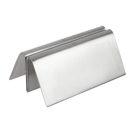 Menu Holder St/St - 80x37mm