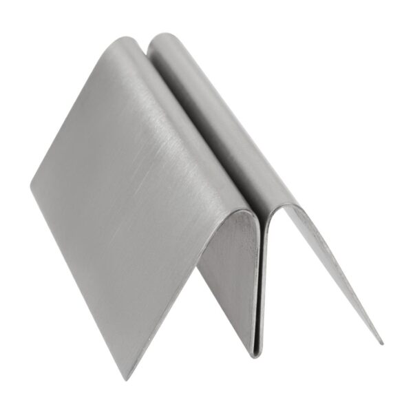 Menu Holder St/St - 80x37mm - Image 2