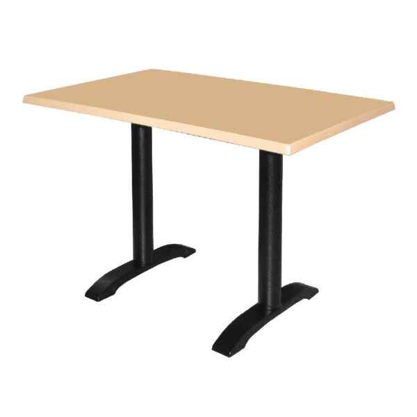 Bolero Cast Iron Twin Leg Table Base - Image 5