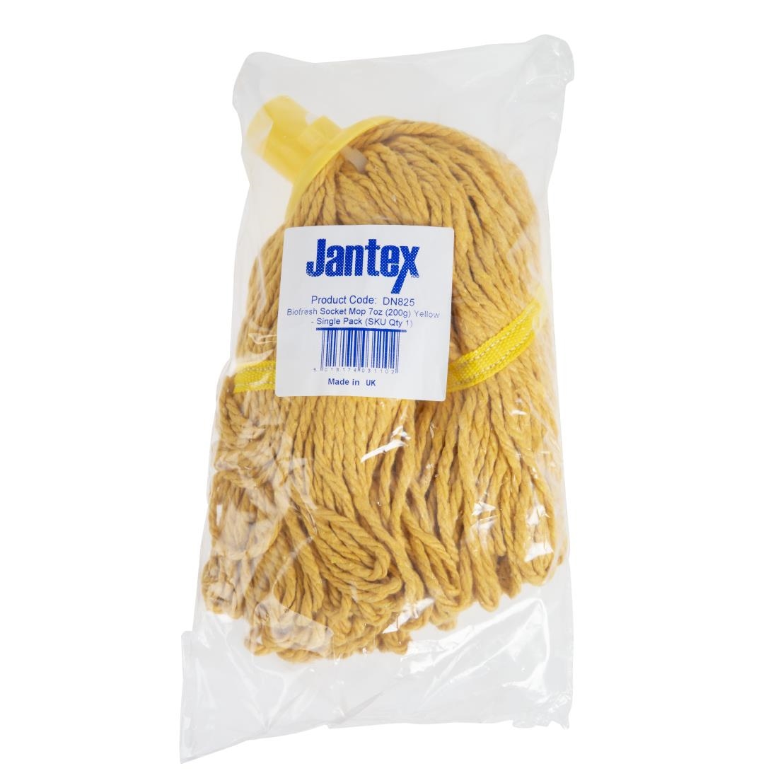 Jantex Bio Fresh Socket Mop Yellow 200g 7oz - Image 6