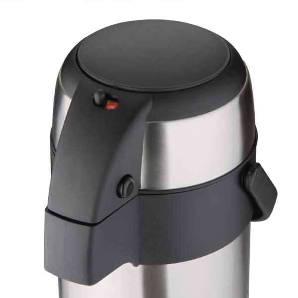 Airpot St/St - 3Ltr 'HOT WATER' - Image 3