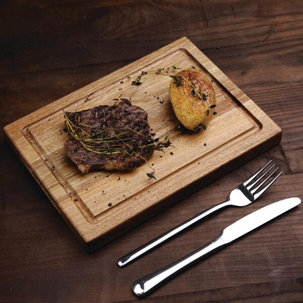 Steak Board Acacia Small - 260x190mm 10.2x7.5" - Image 5