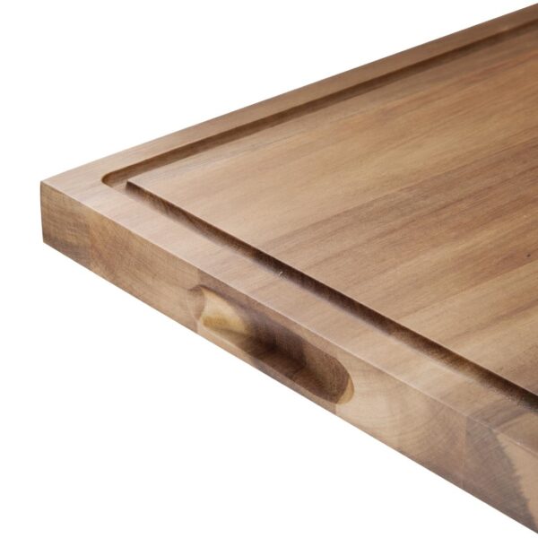 Steak Board Acacia Large - 310x240mm 70mm recess (12.2"x9.5"2.75" recess) - Image 3