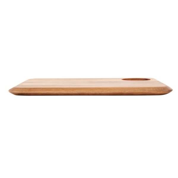 Olympia Rounded Presentation Board Acacia 340x240mm with recess 70mm - Image 3